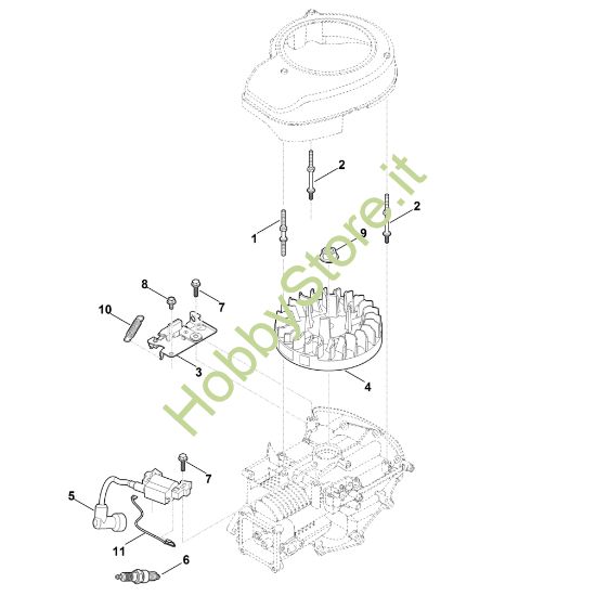 Picture of I - Sistema di accensione e volano EVC 200.0 (EVC200-0001)